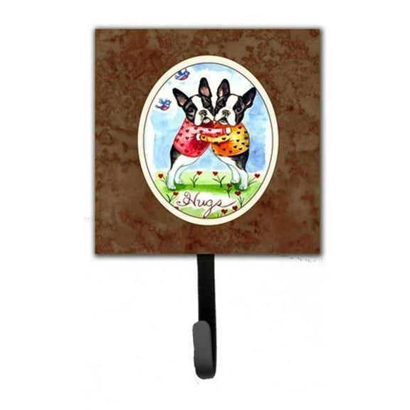 Hugs Boston Terrier Leash or Key Holder