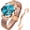 blue, variant on Rose Gold Watches for Women Fashion Dress Elegant Luxury Womens Watches Japanese Analog Quartz Diamond Waterproof Luminous Ladies Watches Bracelet Gifts Set Reloj para Mujer