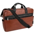 thumbnail image 4 of SOUTHPORT | 17” Leather Two-Tone Laptop Briefcase, 4 of 9