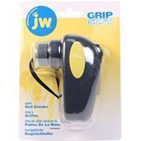 Jw-Dog-cat-aquatic-Palm Nail Grinder For Dogs- Gray-yellow Medium 65061