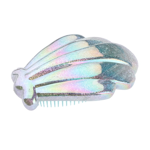 Peine de Pelo de Diente Ancho Portátil Peluquería Teasing Cepillo de Pelo Masajeador de Cuero Cabelludo - Verde Sunnimix Cepillo para el cabello Detangling