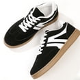 thumbnail image 6 of CHICVOMEY Vintage Sneakers for Women Casual Lace-Up Walking Sneakers Fashion Women Sneakers with Memory Foam Insole Non-Slip Tennis Shoes, 6 of 9