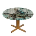 thumbnail image 3 of Orinice Cat Turtle Fish Round Table Cover Stain Resistant Washable Indoor Outdoor Tablecloth Kitchen Dining Wedding Parties Waterproof 100% Polyester Fiber 42-46, 3 of 8