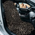thumbnail image 2 of FOR U DESIGNS Grey Leopard Print Car Seat Cover Universal Front Seat Protector for Sedans, Quick-Dry & Soft Microfiber Athletic Running Towel Multi-Purpose Yoga Mat, Beach Towel, 2 Pack, 2 of 7