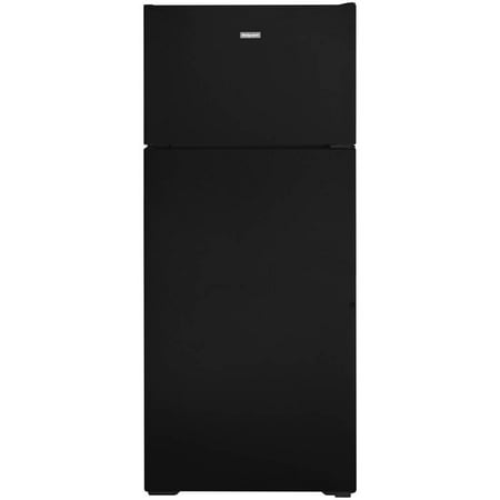 Hotpoint HPS18BTNRBB 17.5 Cu. Ft. Black Recessed Handle Top-Freezer Refrigerator