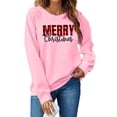 thumbnail image 4 of Christmas Trees Sweatshirt for Women Merry and Bright Christmas Shirts Xmas Holiday Party Long Sleeve Pullover Tops, 4 of 7