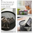 thumbnail image 6 of 3-Pack Paper Clip Storage Buckets and Barrettes Holder Desk Organizer Cups for Office, Student Supplies, Desktop Clip Rack, 6 of 6