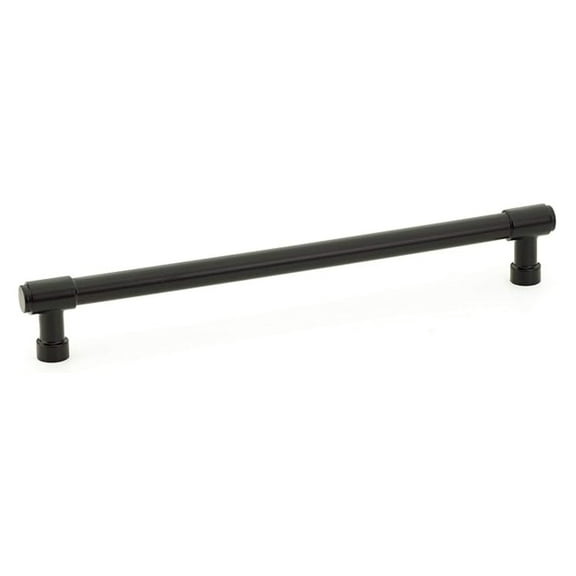 Jasper Pull - 8" Center-to-Center Cabinet Pulls, Flat Black Finish - Modern Drawer Pulls for Kitchen, Bathroom, Furniture - 10 Pack