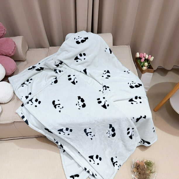 Manta de Franela Suave y Afelpada Azul Claro, 90 X 100 Cm, Gruesa, Cálida y Acogedora, Ideal para La Siesta, El Sofá, La Cama y Viajes En Otoño E Invierno. Multiusos: para Uso En Interiores y Exterio