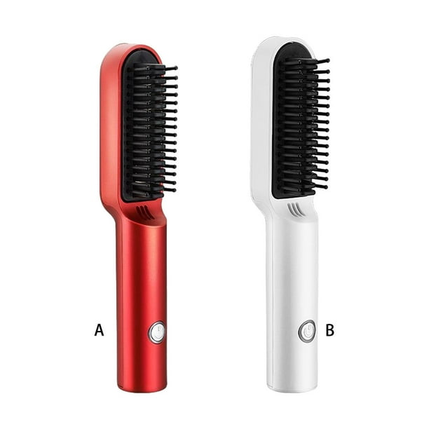 Anjou hair straightener brush sales