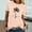 Pink, variant on Womens Summer Tops Womens Summer Tops Women Live Simply Coconut Print Beach Graphic Tee for Women - Lightweight Short Sleeve Top for Casual Everyday Wear XXL