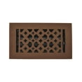 thumbnail image 3 of 4” x 8” – VR 100  Floor Vent Cover / Register with Damper – Tudor Mushroom Decorative Cast Aluminum, Powder Coated & Re-Paintable for Floors, Walls & Ceilings, 3 of 10