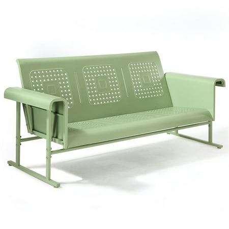 Crosley Furniture Veranda Sofa Glider In Oasis Green