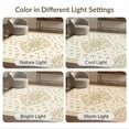 thumbnail image 7 of ODIKA Beige Loves Boho Minimalist Diamonds Rectangular Neutral Ivory for Home Office, Gaming Room, Under Desk, Non-Slip Chair-Friendly, 7 of 7