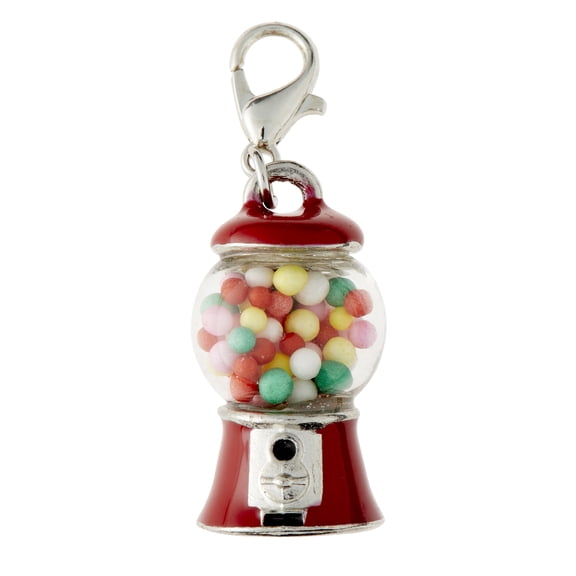 Bead Landing Bubblegum Machine Charm, 12 Pack