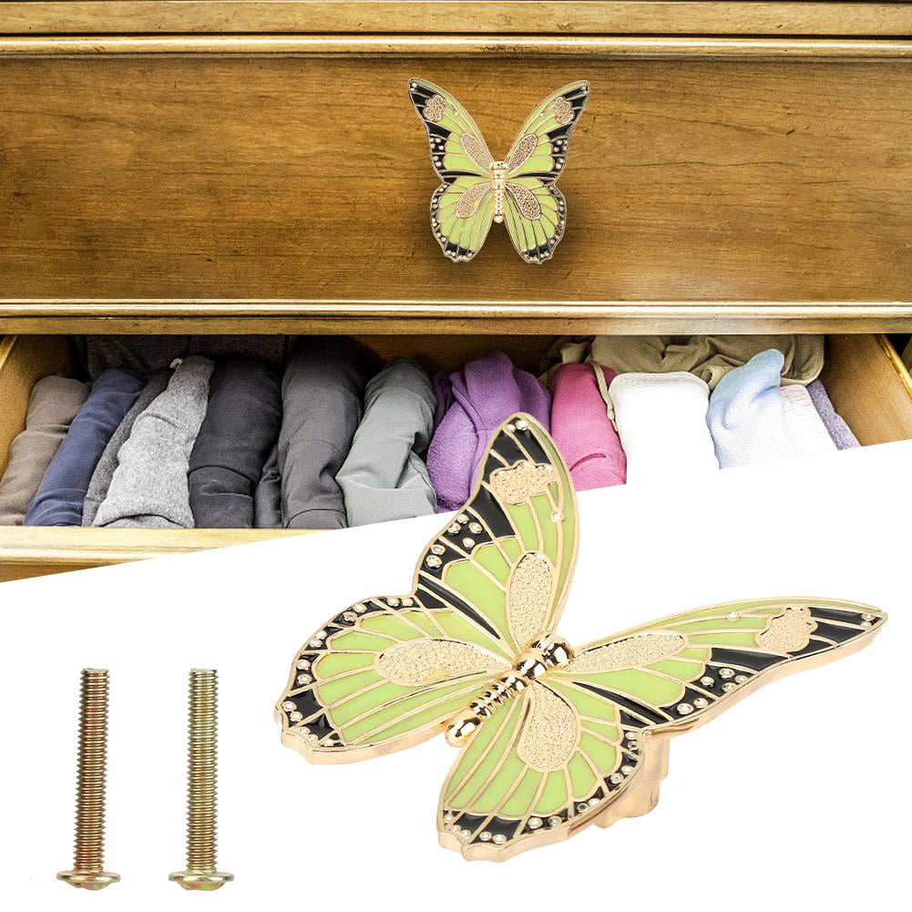 Chic Butterfly Cupboard Door Cabinet Knob Kitchen Drawer Wardrobe Pull Handle
