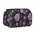 thumbnail image 1 of Vsdgher Roses Flowers Pattern Pencil Case,Large Capacity Pencil Bag Pouch Box Organizer Portable Stationery for Men Women Girl Boy, 1 of 7