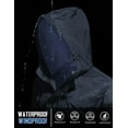 thumbnail image 5 of COOFANDY Light Rain Jacket Men's All-Sport Breathable Waterproof Golf Rain Gear Jacket Outdoor Lightweight Hooded Raincoat, 5 of 11
