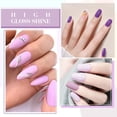 thumbnail image 3 of Set de esmaltes de uñas en gel CANNI, 6 colores, 9 ml, sin hemas, morado claro, 3 of 9