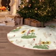 thumbnail image 5 of KLL Christmas Tree Skirt,Party Decorations Farmhouse for Christmas Decorations Holiday Party 36" -Flowers And Hens, 5 of 6