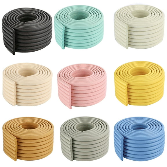 Bueautybox 2m Children Safety Soft Table Desk Edge Corner Cushion Protector Strip Bumper