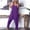 A-Purple, variant on Rciityk Jumpsuits for Women Casual Sleeveless Rompers Summer Solid Color One Pieces Wide Leg Long Pant Overalls with Pockets