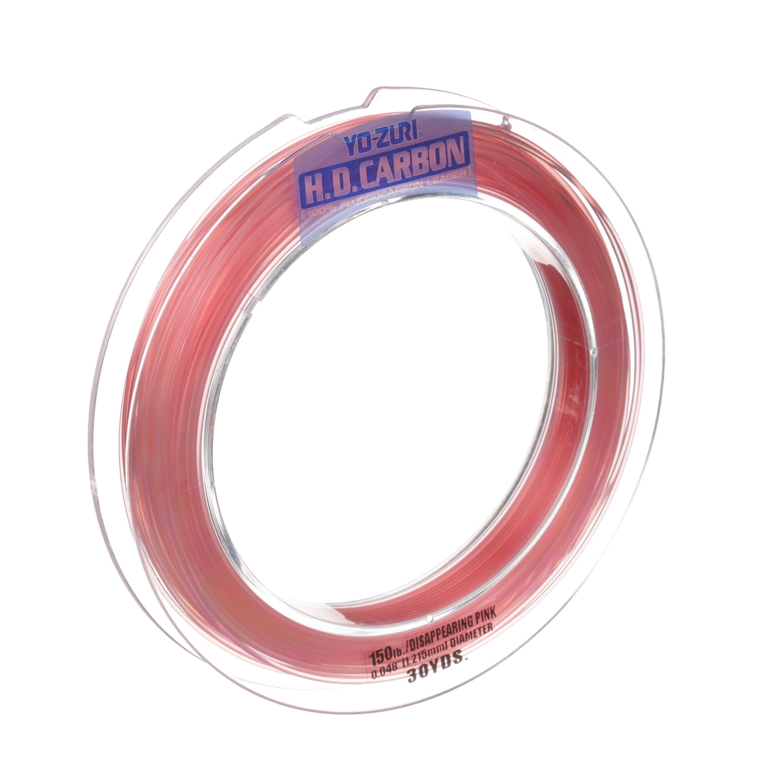 Yo-Zuri HD Disappearing Pink Fluorocarbon Leader 30YD 150LB