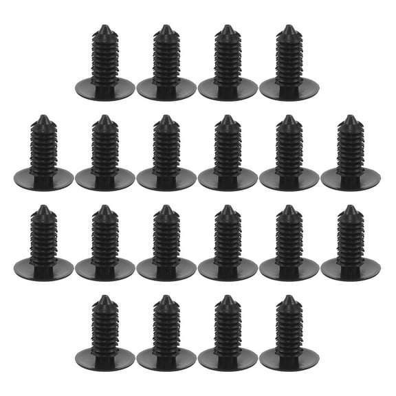 HEMOTON 50pcs Plastic Trim Fasteners Car Push Pins Rivets Fastener Push Clips Retainer Screw Clips for Automotive Repair Accessories