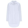 thumbnail image 3 of Jiyugala Button Down Shirts for Women Loose Blouse, 3 of 6