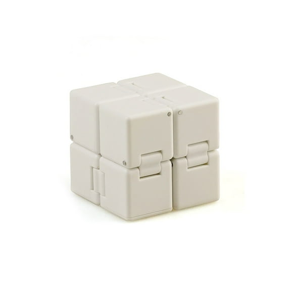 Magic Square Smooth Surface Flexible Rotation Fingertips Mobility Stress Reliever Professional Puzzle Stress Reliever Toys for Kids Games White