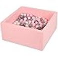 thumbnail image 3 of TRENDBOX Fosse à Balles pour Enfants Fosse à Balles en Mousse Mémoire Fosse à Balles Carrée pour Tout-Petits Bébés Fosse à Balles Balles Non Incluses - Rose, 3 of 3