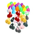 thumbnail image 2 of Huevos de Pascua con conejitos de Pascua, conejitos de peluche, decoración colorida, regalos rellenos 18 huevos de conejo, 2 of 9