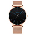 thumbnail image 2 of Resicozy Watch for Women Leather Band Wristwatch Elegant Daily Waterproof Dress Round Case Watch H One Size, 2 of 3