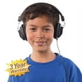 Califone 1534BK Kids OverEar Stereo Headphones with Inline Volume