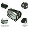 thumbnail image 6 of Small Pet Carrier for Small Dogs and Cats - Waterproof Soft Pet Travel Bag with Meshed Window - TSA Approved Pet Carrier for Cat Travel Bag - 7.9 x 13.8 x 7.9 Inch - Black, 6 of 8