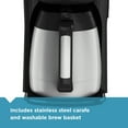 thumbnail image 5 of BLACK+DECKER CM2035B-1 12-Cup Thermal Coffee Maker with Stainless Steel Carafe and Digital Controls, Black, 5 of 10