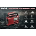 thumbnail image 2 of Radio de emergencia Kaito KA500RED AM/FM/SW con alerta meteorológica, color rojo, 2 of 9