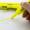thumbnail image 3 of BAZIC Yellow Highlighter Desk Style Chisel Tip Unscented Marker, 12-Count, 3 of 4