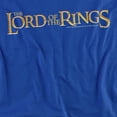 thumbnail image 2 of Lord of The Rings LOTR Logo Women's T Shirt, Royal, Medium, 2 of 6