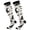 L093, variant on Footballs Ball Socks Women Men Knee High Sock