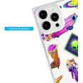 thumbnail image 5 of Compatible with iPhone 14 Pro Max Square Case, Hippie Psychedelic Trippy Alien Mushroom Space Trip Cool Graphic, 5 of 5