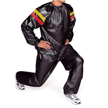 Ynynloco Duty SFitnes sauna Suit Men Weight Loss Exercise Slim Gym Fitness Workout Anti-Rip Sweat Sauna Suits