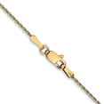 thumbnail image 4 of Diamond2Deal 14K Jaune Gold 1 mm Rond de Blé Parisien Chain Necklace for Women 24", 4 of 6