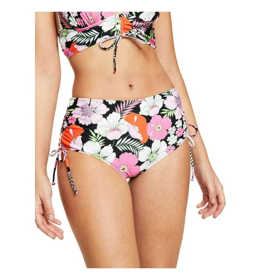 Salt Cove Womens Juniors Side Tie High Waist Swim Bottom Separates