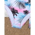 thumbnail image 5 of HWJAD Girls Swimsuit 3 Piece Bathing Suits Bikini Set with Beach Cover Up Skirt Girls' Swimwear 9-14 Years, 5 of 6