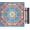 Blue Orange, variant on SHIYUE Mahjong Mat Set(31.5"x 31.5"), Non-Slip Noise Reduction American Mahjong Mat, for Mahjong/Poker/Card Gaming/Dominoes(Blue Orange)