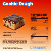 Cookie Dough Bites, 12 Count Prime Bites Protein Brownie with 19g Protein and 5g Collagen