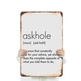 thumbnail image 3 of AskHole Person Asks for Advice 18 Inch x 24 Inch Metal Sign Novelty Aluminum Durable Weatherproof UV Protected Perfect for Offices Man Caves Fun Gag Gift for Co-Workers Crafted in the, 3 of 5
