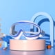 thumbnail image 1 of Gafas de natación para niños y niñas, montura grande, impermeables y antivaho, de alta definición, transparentes, para estudiantes y bebés, 1 of 6