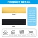 thumbnail image 3 of Placas de Nombre en Blanco Uxcell 8"x2", Paquete de 12 Placas de Nombre Grabadas Personalizadas, Dorado, Negro, 3 of 6